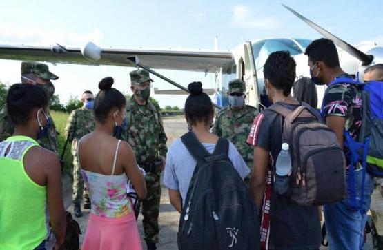 Ejército capturó a alias Jordan, reclutador de menores en El Bagre, Antioquia, y recupera a 5 menores de edad