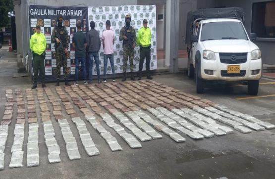 Ejército y Policía incautaron más de 300 kilogramos de marihuana