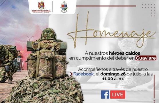 Con una eucaristía a través de redes sociales, se rinde homenaje a los 11 soldados fallecidos en el Guaviare