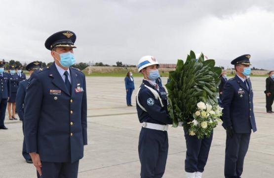 Fuerza Aérea Colombiana conmemoró el Día de los Héroes de la Nación en CATAM