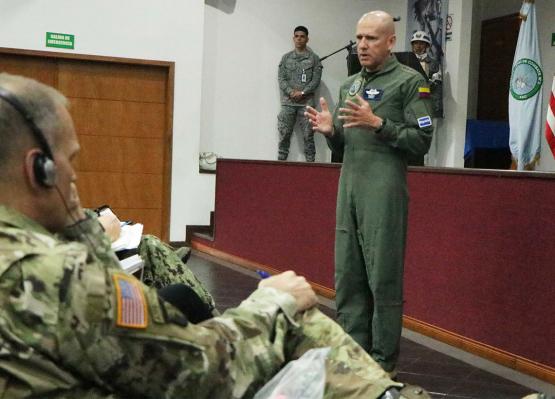 Delegación militar estadounidense conoció las capacidades de la Base Aérea de Apiay 