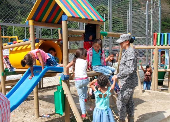 Fuerza Aérea acompañó al Ejército en la inauguración de ‘Mi Vereda Modelo’, en el Tolima 