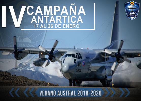 Una nueva travesía de la Fuerza Aérea Colombiana al continente blanco