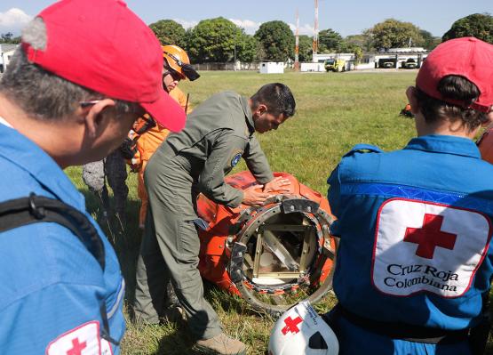 Organismos de socorro fueron convocados a una nueva capacitación con la Fuerza Aérea Colombiana