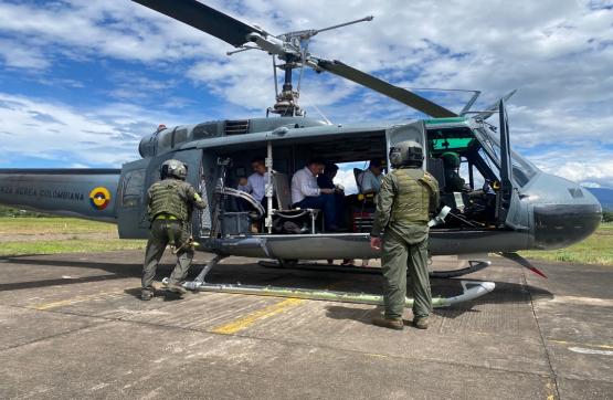 Sobrevuelos de verificación y control en el Huila