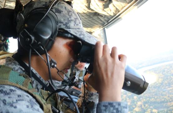 Misiones de vigilancia en vías fluviales del sur oriente del país