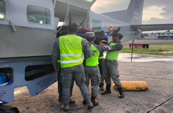 Habitante de Providencia fue trasladado en aeronave Caravan de su Fuerza Aeroespacial