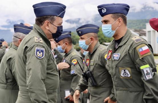 Visita geoestratégica del Comandante en Jefe de la Fuerza Aérea de Chile a Colombia