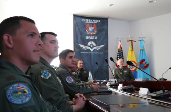 Inicia visita oficial del Segundo Comandante de la 12ª Fuerza Aérea de los Estados Unidos a Colombia