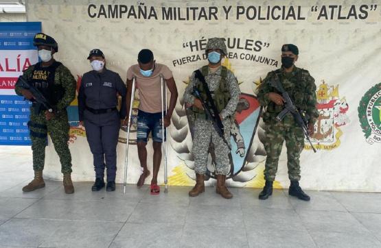 Fuerza Pública captura a alias Mono Loco, cabecilla del GAO-r, Estructura Franco Benavides 