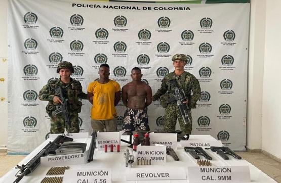 En medio de combates las Fuerzas Militares capturan a dos presuntos integrantes del GAO residual, estructura 30 'Rafael Aguilera'