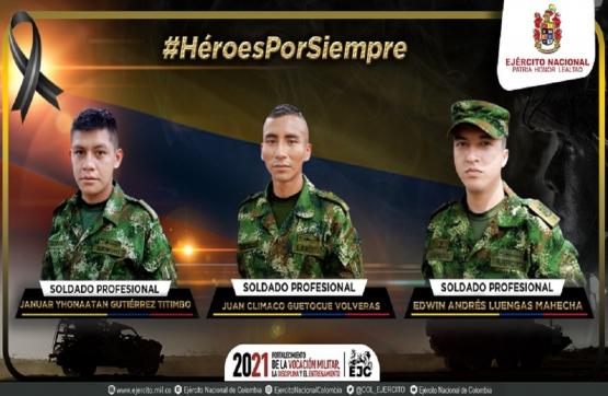 Héroes por siempre. Soldados asesinados por Gao residual