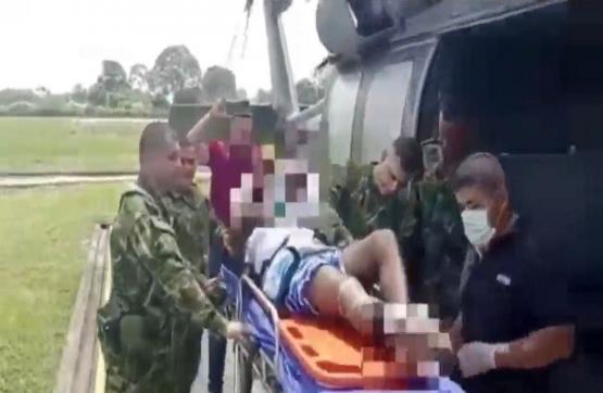 Fuerza de Tarea Conjunta Hércules salva la vida de un integrante del ELN en Santa Bárbara de Iscuande, Nariño