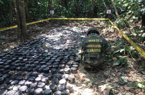 Neutralizado depósito ilegal para la fabricación de artefactos explosivos en Vista Hermosa, Meta