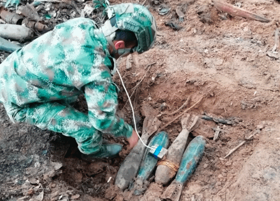 Ubicado depósito ilegal con 11 granadas en el Guaviare