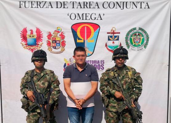  Capturado integrante del Grupo Armado Organizado residual Estructura 40 en Caquetá