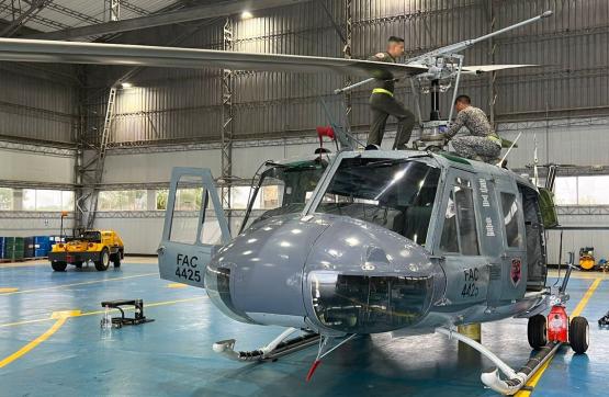 Mantenimientos rigurosos en las aeronaves de la Fuerza Aérea garantizan la protección del Oriente Colombiano