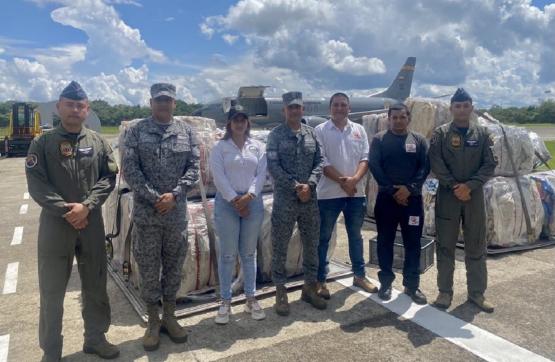 Su Fuerza Aérea Colombiana aporta a la reactivación de la economía circular en Leticia