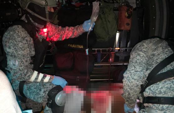  Integrante del Eln fue evacuado por la Fuerza Aérea Colombiana desde Chocó