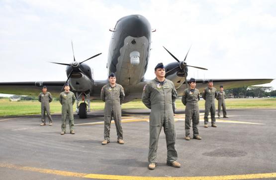  Comando Aéreo de Combate 7 cumple su noveno aniversario haciendo presencia en el suroccidente del país