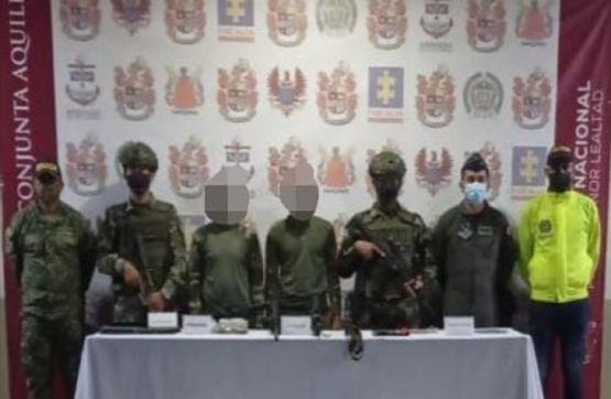 Fuerzas Militares capturan tres presuntos integrantes del GAO Clan del Golfo en Antioquia