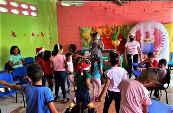 A Sitio Nuevo, Magdalena, llegó la Navidad con la Fuerza Aérea Colombiana