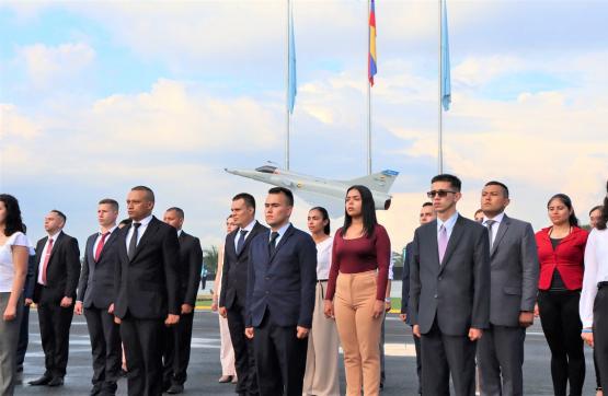Más de 150 jóvenes llegarán a la EMAVI para formarse como futuros Oficiales de la Fuerza Aérea Colombiana