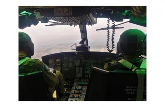 Fuerza Aérea Colombiana intensifica la seguridad en la capital del país