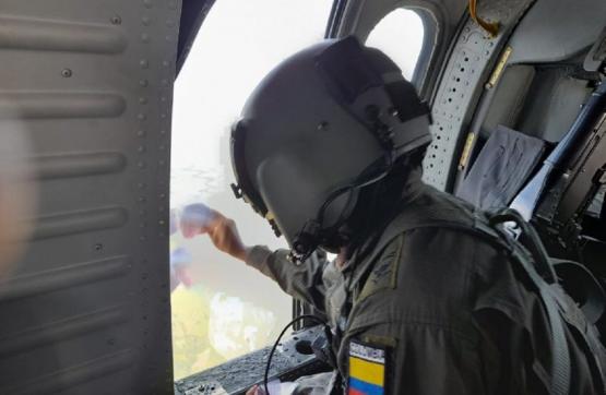 Con campañas aéreas se fortalece la seguridad en el oriente Colombiano