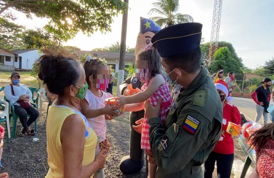 Sonrisas, felicidad y alegría es el resultado que deja la Operación Navidad, en Casanare