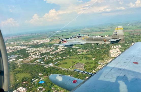 Fuerza Aérea Colombiana refuerza misiones de vigilancia y control en el Oriente colombiano