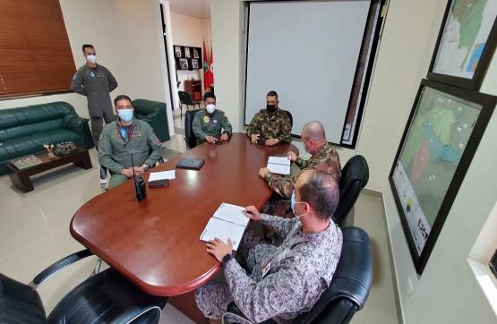 Reunión estratégica fue desarrollada en el Guaviare para tratar acciones de seguridad aérea