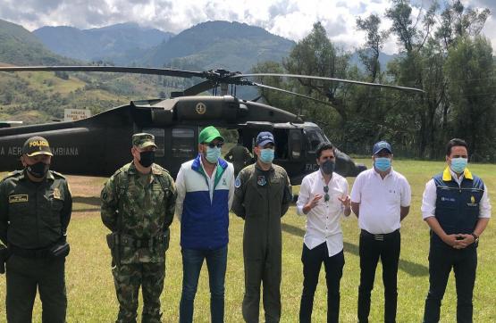 Sobrevuelo en el Páramo de Santurbán, determinará plan de recuperación de hectáreas afectadas por incendio