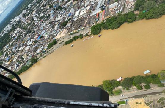 Con sobrevuelos de monitoreo en Antioquia y Córdoba, su Fuerza Aérea Colombiana brinda seguridad a sus pobladores