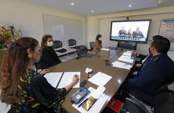 Colombia y Ecuador suscribieron el Plan Operativo Anual Binacional 2021