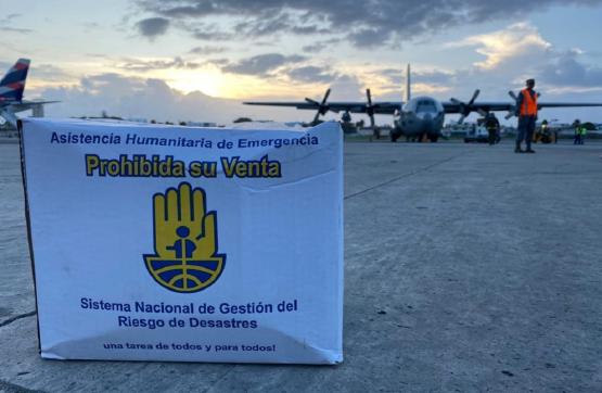 Tras emergencia por fuertes lluvias, Fuerza Aérea transporta ayudas humanitarias a San Andrés