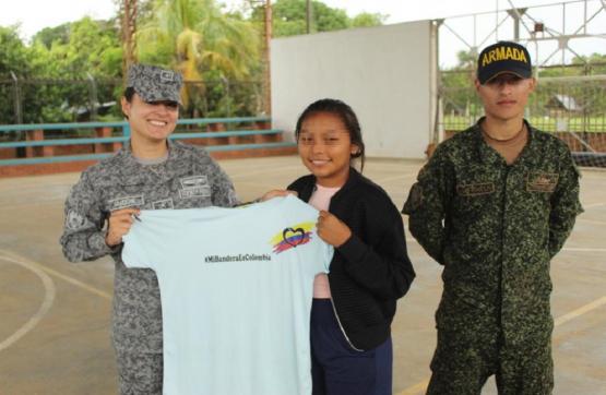 La Fuerza Aérea Colombiana visita resguardo indígena en Orocué, Casanare