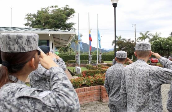 Grupo Aéreo del Casanare honró el Día de los Héroes de la Nación y sus Familias