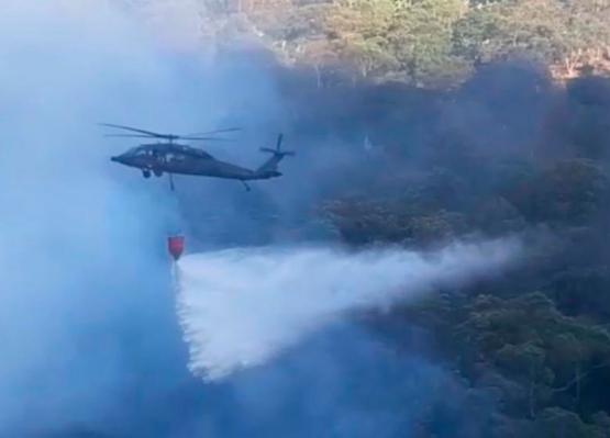 Controlado incendio forestal en el Valle del Cauca