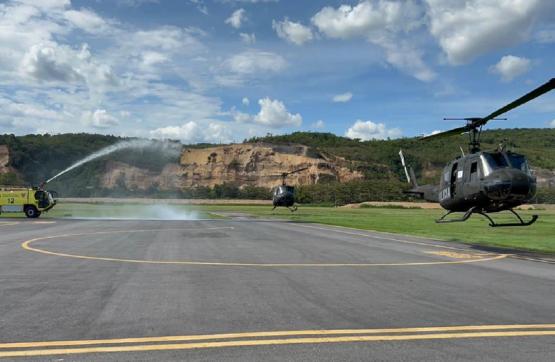 Fuerza Aérea Colombiana recibió helicópteros HUEY II para fortalecer sus capacidades
