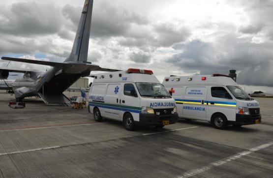 Fuerza Aérea Colombiana continúa realizando traslados aeromédicos desde el Putumayo 