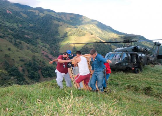 Transformador de potencia fue movilizado en aeronaves de la Fuerza Aérea Colombiana 