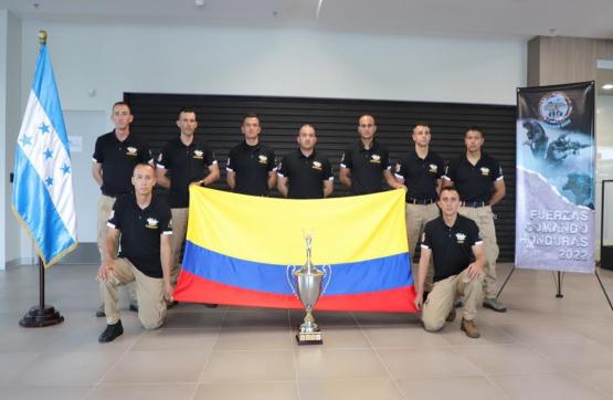 Fuerzas Especiales de Colombia buscan la onceava copa en la competencia internacional Fuerzas Comando Honduras 2022