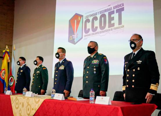 El Comando Conjunto Estratégico de Transición – CCOET conmemora su sexto aniversario