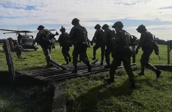 Fuerzas Militares avanzan en el despliegue operacional hacia San Miguel, Chocó