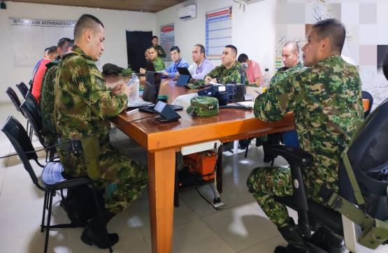 Fuerzas Militares comprometidas con la seguridad en Cartagena del Chairá, Caquetá