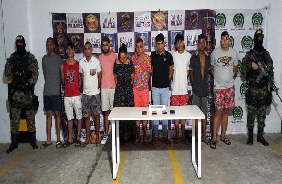 Gaula Militares capturaron 10 integrantes de los Rastrojos-Costeños y a un cabecilla del GAO residual