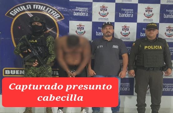 Los Gaula Militares capturaron a alias “Chacorta” presunto cabecilla de Los Espartanos