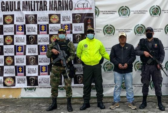  Gaula Militares capturan a alias ‘El Comandante Mario’ o ‘El Tío’ 