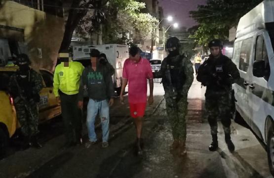 Gaula de las Fuerzas Militares capturó a 8 extorsionistas que atemorizaban a comerciantes en Barranquilla